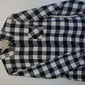 Funki Tribe Black & White Flannel